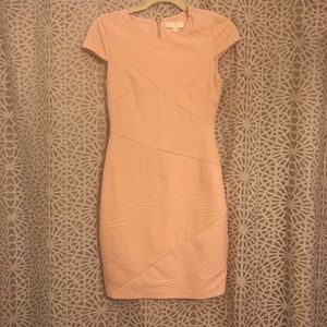 Women’s MM Couture Pink Textured Pencil Dress